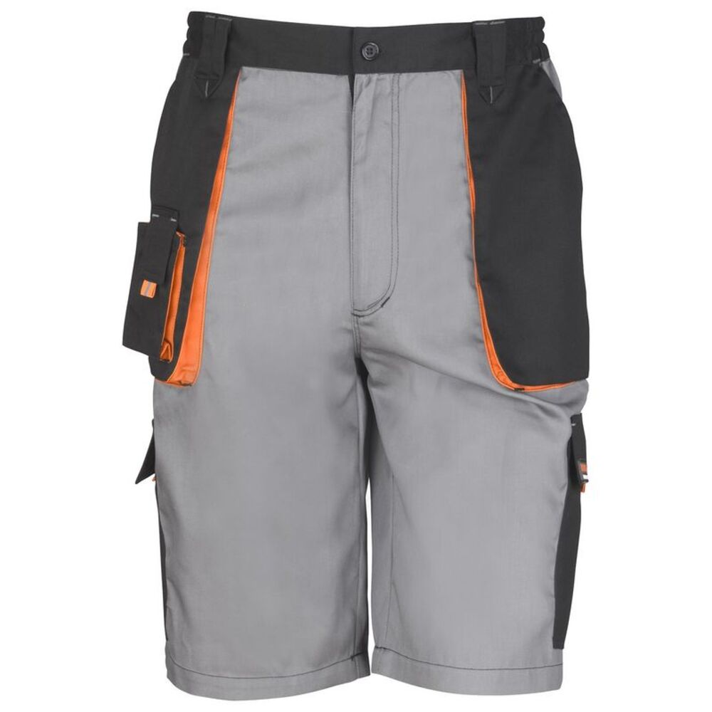 Result Work-Guard Mens Lite Shorts / Gray/Black